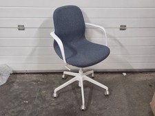 Grey Swivel Langfjall Office Chair with Adjustable Height and Tilt