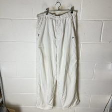 Vintage Nike Tracksuit Bottoms Mens XL White Swoosh Y2K Baggy Challenge Court