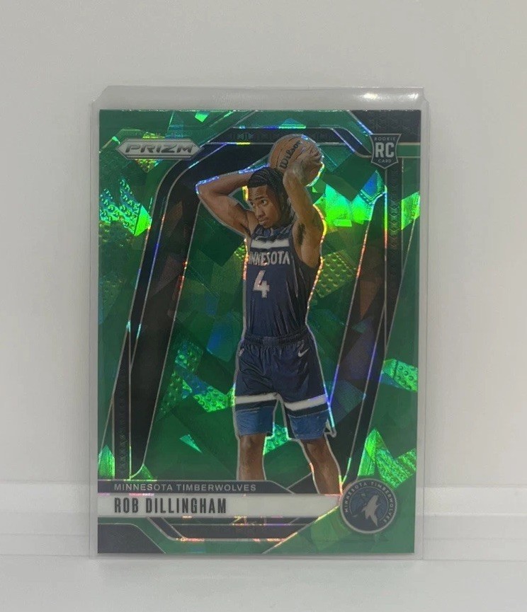 2024-25 Panini Prizm - Robert Dillingham #250 Green Ice Prizm (RC)