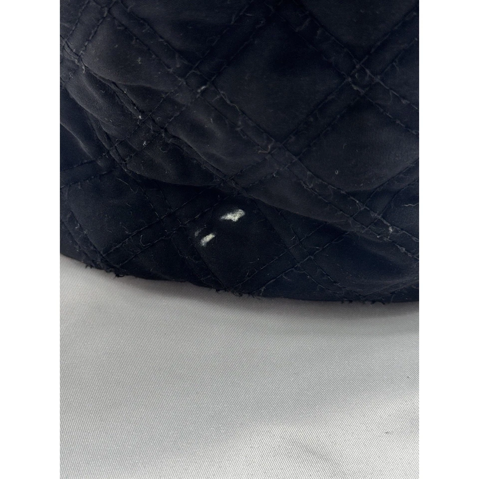 Bolso de Pañales para Bebé Vera Bradley Negro Forrado en Cachemira Acolchado Viaje Entrenamiento Foto 4 de 4