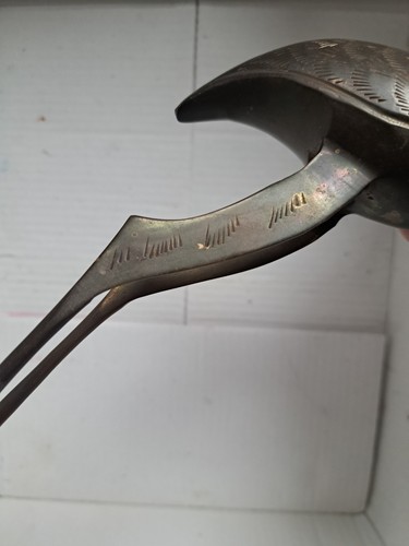 Solid Brass Pair of Crane Heron Egret Bird Sculptures MCM Figures 12” - Imagen 14 de 18