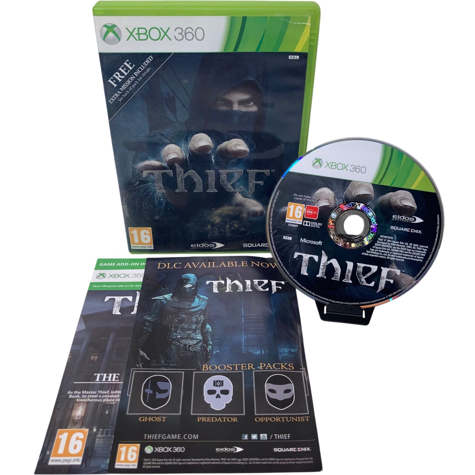 Thief Xbox 360 Video Game Square Enix Tested and Working