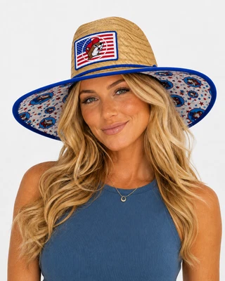 Cowboy Hat Blue Straw for Women for sale | eBay display picture 3