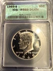 1969-S Kennedy Silver Half Dollar Proof "ICG PF69 Deep Cameo"
