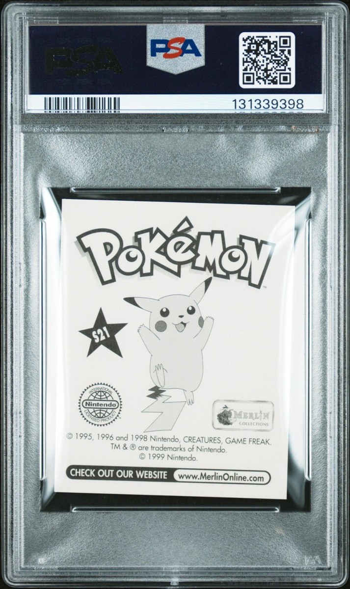 PSA 8 NM/MT 1999 MERLIN POKEMON S21 EEVEE-PRISM | eBay
