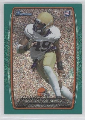 2013 Bowman Green Ice 20/50 Barkevious Mingo #181 Rookie RC 9az