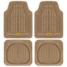 Cat  ToughRide  Heavy-Duty 3 Piece Rubber All Season Floor Mats for C