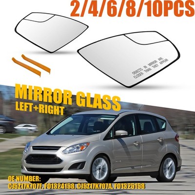 For Ford C-Max Escape 2013-2016 Mirror Glasses Left+Right Side Heated Hand2-10x