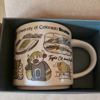 University Of Colorado CU Boulder Mug Starbucks Been There Series Campus