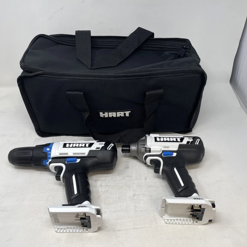 Hart 20V Drill Driver Impact Driver Set No