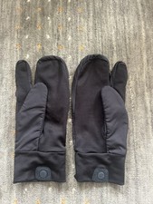 Saucony black running gloves, unisex, large, extra large