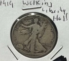 1919 Walking Liberty Half Dollar, Better Date Free Shipping