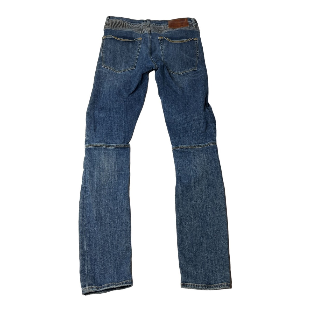 River Island Men's Skinny Stretch Danny distressed Blue Denim Jeans W32 L32