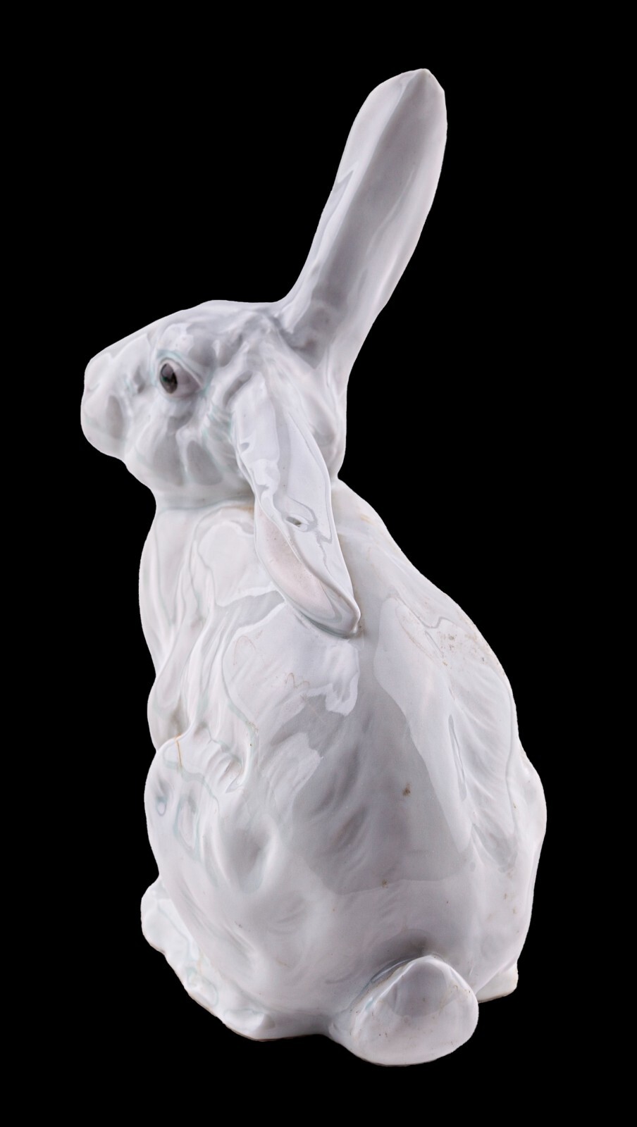 ANCIEN LAPIN EN biscuit porcelaine, peint signé Kaiser, made in Germany EUR 12,00 - FR