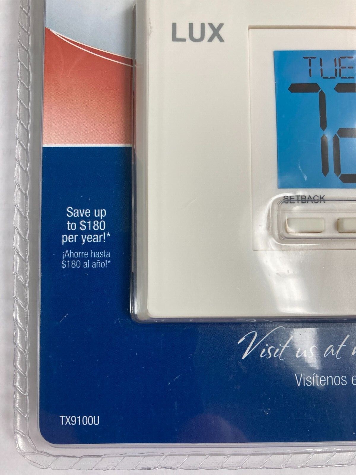 LUX Programmable Thermostat 7-Day TX9100U