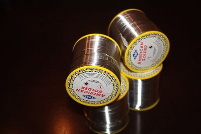 New 400G 0.8mm 60/40 Tin lead Solder rosin flux Wire Roll Soldering (pack of 4)