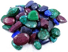Each Pices 400 -800 10 KG Mix Shape Natural Mix Lot Certified Loose Gems 5FRO