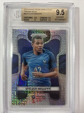 2018 panini prizm world cup Kylian Mbappe Mojo Prizm Rookie RC BGS 9.5 Gem Mint