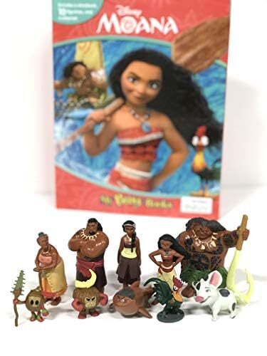 Disney Moana My Busy Books - Storybook 10 figurines playmat the New the New - Picture 8 of 8