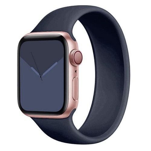 iWatch Silicone Solo Loop Band Strap for Apple Watch Series 9 8 7 6 SE 5 42/45mm - Picture 25 of 32