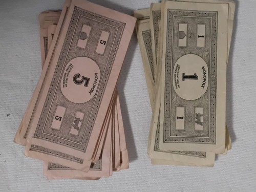 1935 Parker Brothers Monopoly Board Game Wooden Tokens Pieces Cards Money - Picture 13 of 16