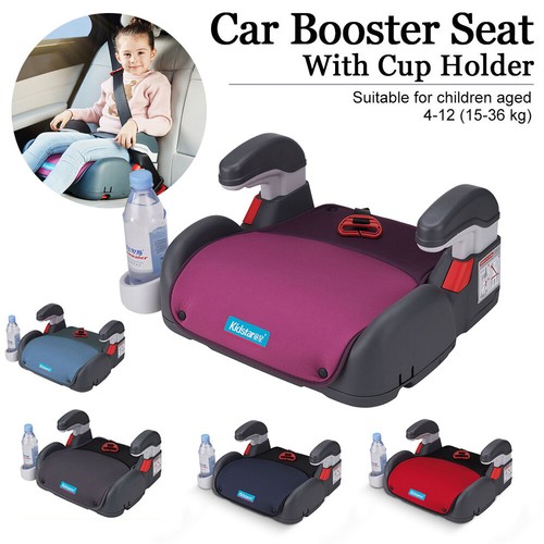 4-12Years Car Booster Seat Chair Cushion Pad For Toddler Children Kids Sturdy  - Picture 1 of 18