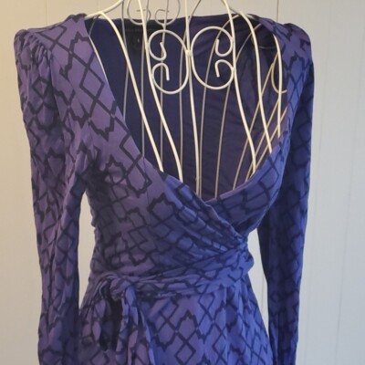 french connection jersey wrap dress French Connection Floral-Print Faux-Wrap Dress