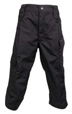 Kids Ripstop Cargo Trousers – Black - Niton Tactical - Cadet/Scouts/Guides