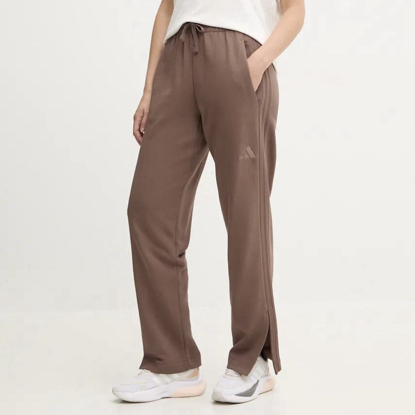 Женские брюки Adidas All SZN French Terry большого размера L коричневого цвета #107