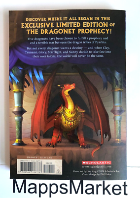 SIGNED The Dragonet Prophecy (Wings of Fire 1) Tui T. Sutherland