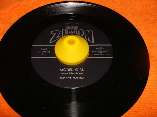45~ Teen~ Johnny Mastro ~ Model Girl ~ Zirkon ~ EX ~ 1961 - Picture 2 of 4