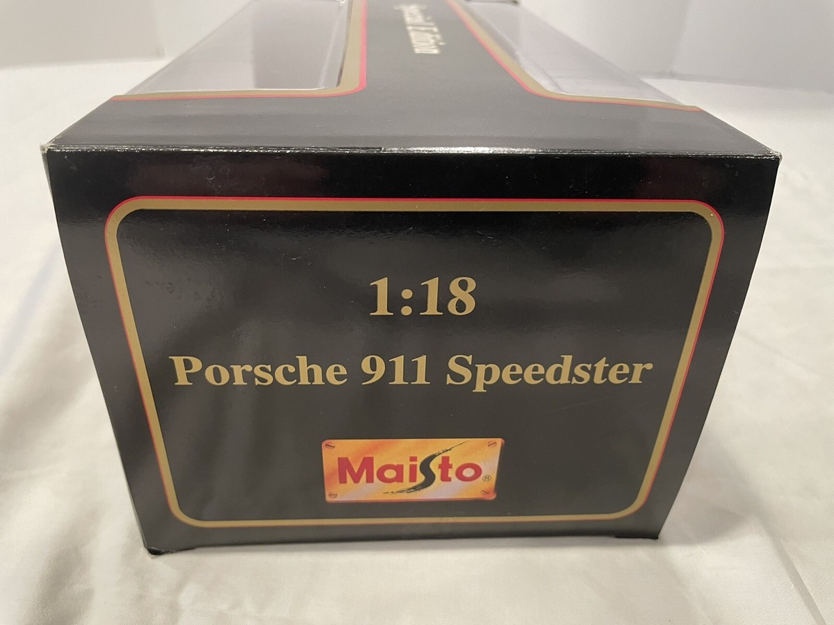 Maisto 1989 Porsche 911 Speedster Diecast Car 1 18 for sale