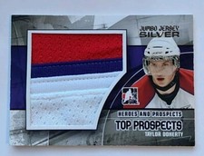 2010-11 10 Heroes And Prospects Top Jumbo Jersey Silver Patch Taylor Doherty /30