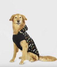 Halloween dog hoodie, Boutique Glowing Eyes Dog and Cat Costume,Size medium New