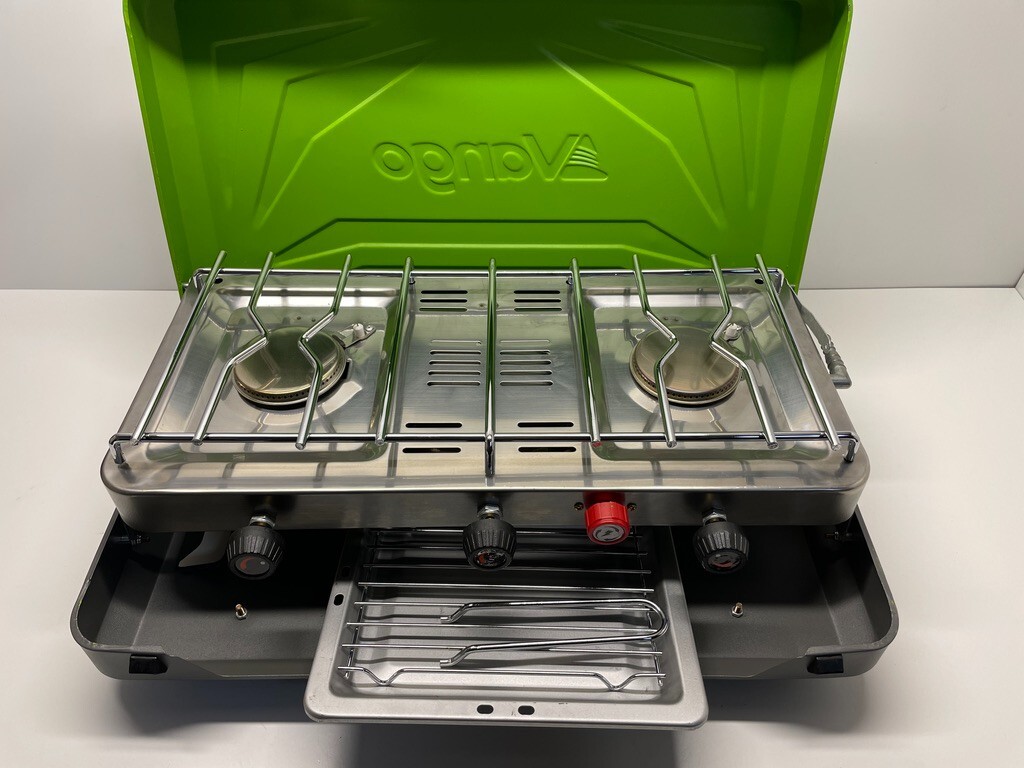 Vango Combi IR Grill Cooker Camping Compact 2 Burner Stove 4094 eBay
