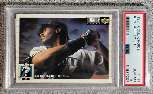 1994 Collector's Choice #117 Ken Griffey JR. PSA 10 Gem Mint HOF!