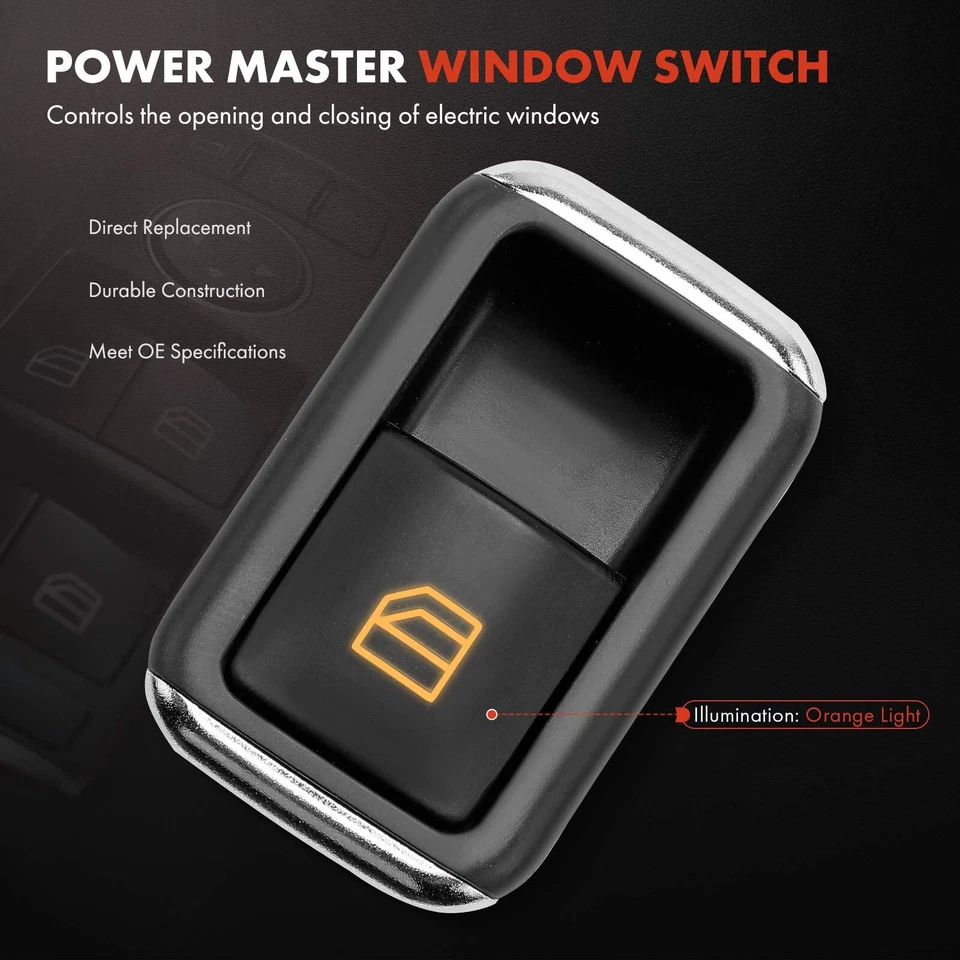 Front or Rear Power Single Window Switch for Mercedes-Benz B180 B250 W166 W212 - Image 3 of 4