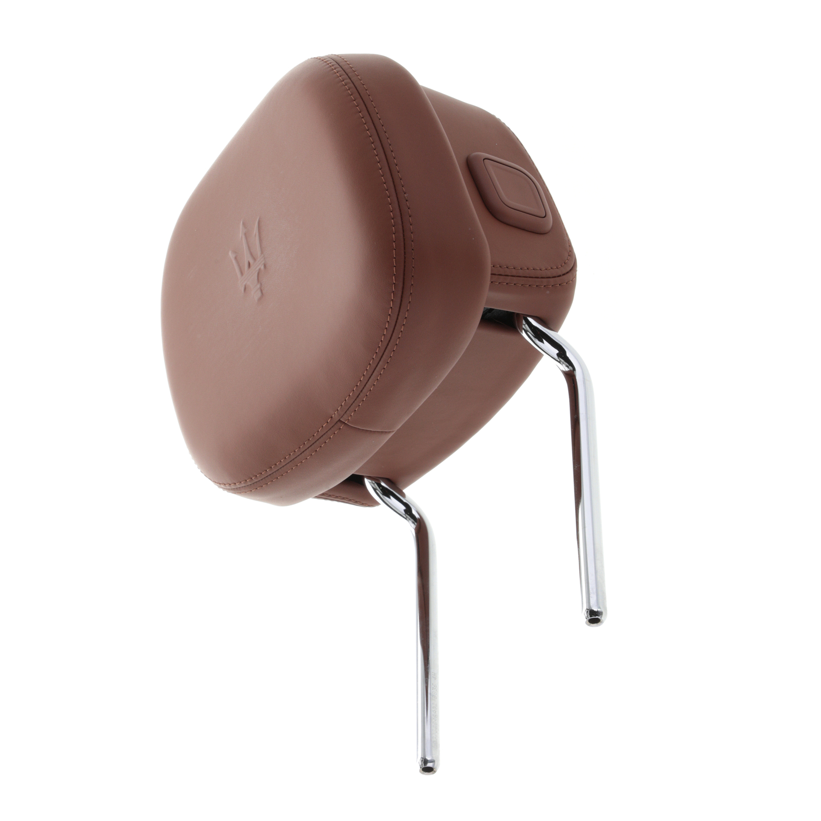 GENUINE MASERATI Complete Front Headrest Assembly Tan Leather 673009469