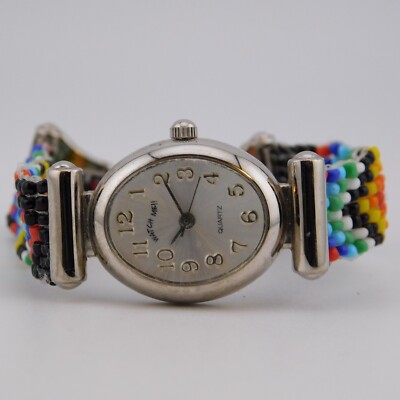 CONCEPT IN TIME New York Multicolored Quartz Women's Watch Sz.6 1/2'' New Battery