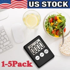 Large LCD Digital Kitchen Cooking Timer Count-Down Up Clock Loud Alarm Magnetic