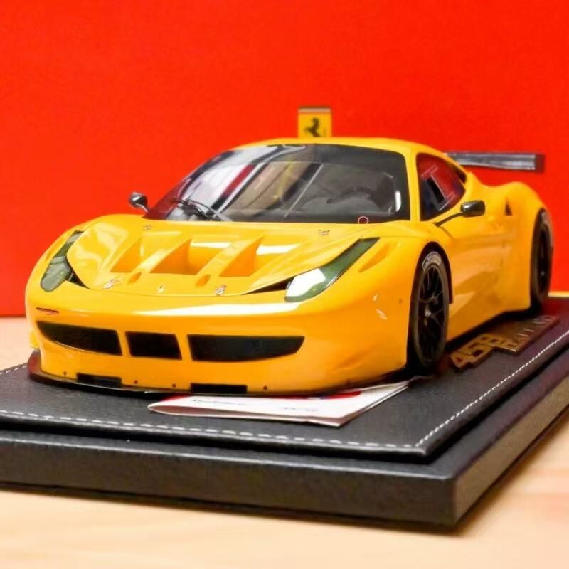 SUPER RARE* BBR 1/18 Ferrari 458 Italia GT2 2011 Yellow LIMITED 50