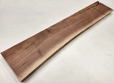 44" Very Cool  Unique Walnut Live-edge Slab Lumber Kiln-dried Wood
