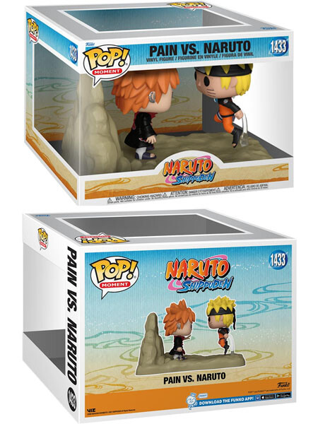 Funko POP #1433 Moment Naruto Shippuden Pain vs Naruto Figure New