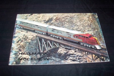 Vintage Hallmark Modelleisenbahn Katalog # 3 Prospekt 60er Jahre