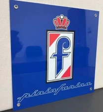 Pinin Farina Italian Racing Ferrari Reproduction Garage Sign