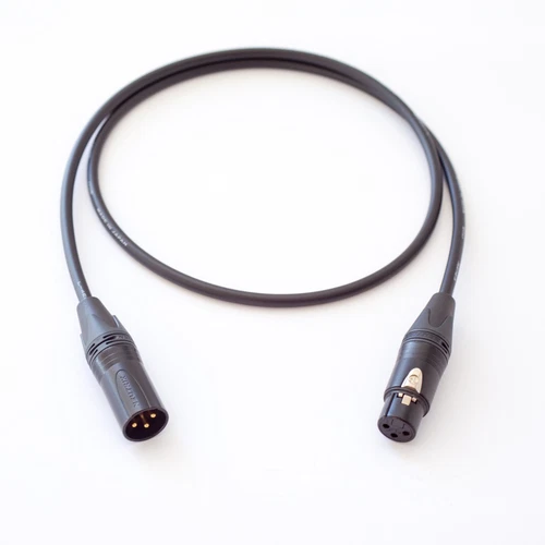 Canare L-4E6S Star Quad Cable with Neutrik Gold XLR Male to XLR Female