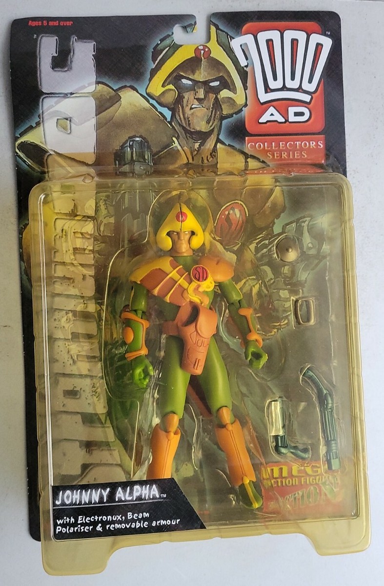 2000AD ジョニー　アルファ フィギュア　johnny alpha NEW JOHNNY ALPHA 2000 AD COLLECTORS SERIES ACTION FIGURE REACTION