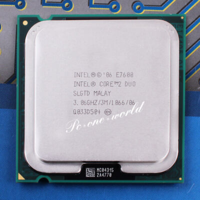 Intel Core 2 Duo E7600 3.06GHz/4M/1066 Dual Core LGA 775 CPU Processor