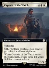 Captain of the Watch Extended Art Foil - PIP 0448 - NM - MTG Magic