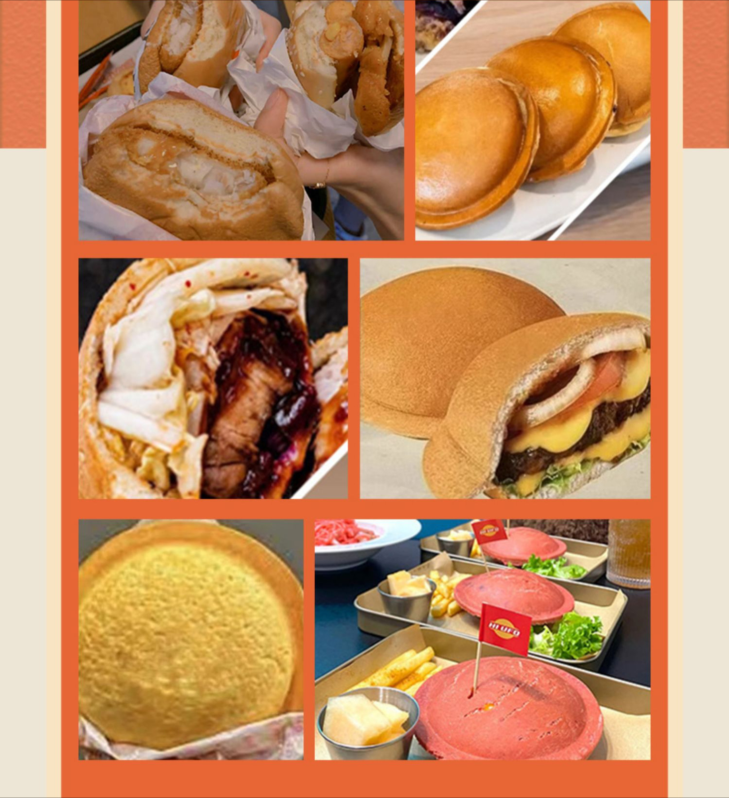 Burger Waffle Maker Restaurant Home Burger Ice Cream Sandwich Heated Plate-image